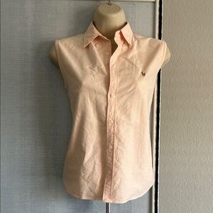 Ralph Lauren Sleeveless Button-Up Shirt